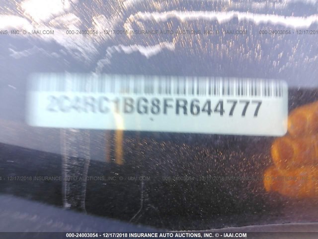 2C4RC1BG8FR644777 - 2015 CHRYSLER TOWN & COUNTRY TOURING Gümüş foto 9