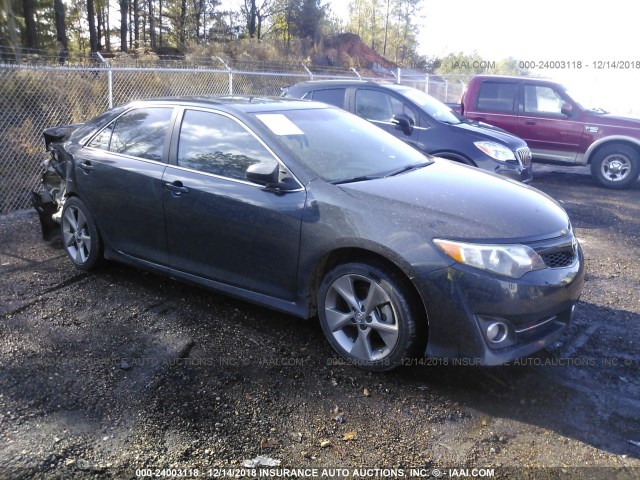 4T1BF1FK1EU447406 - 2014 TOYOTA CAMRY L/SE/LE/XLE 深蓝色 照片 1