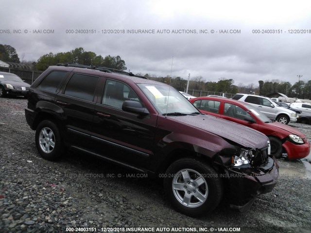 1J8GS48KX7C518995 - 2007 JEEP GRAND CHEROKEE LAREDO/COLUMBIA/FREEDOM 勃艮第红 照片 1