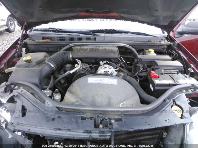 1J8GS48KX7C518995 - 2007 JEEP GRAND CHEROKEE LAREDO/COLUMBIA/FREEDOM 勃艮第红 照片 10