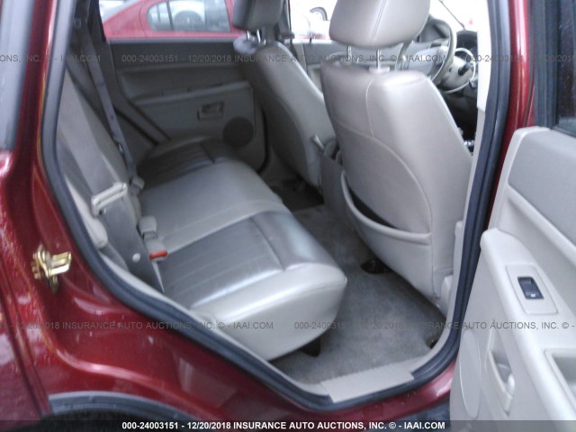 1J8GS48KX7C518995 - 2007 JEEP GRAND CHEROKEE LAREDO/COLUMBIA/FREEDOM 勃艮第红 照片 8