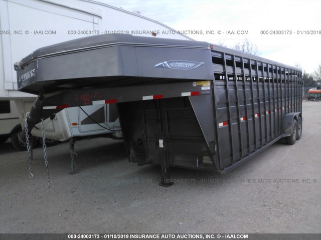 4TGG24201C1061676 - 2012 TITAN TRAILER MFG UTILITY  BROWN photo 2