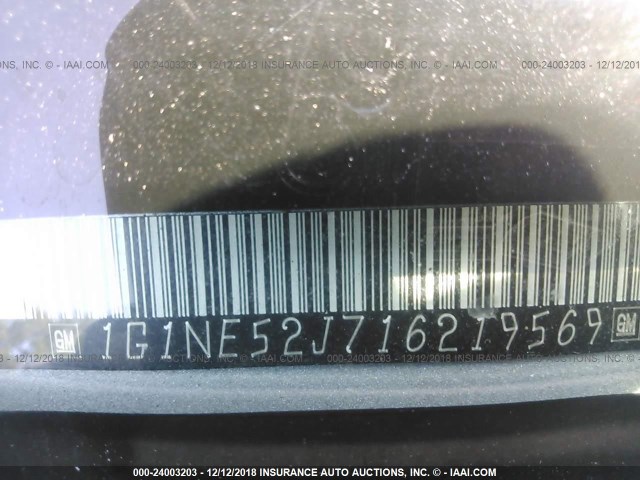 1G1NE52J716219569 - 2001 CHEVROLET MALIBU LS 银色 照片 9