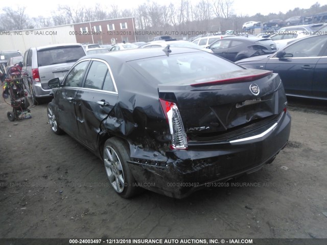 1G6AJ5S34E0177120 - 2014 CADILLAC ATS PERFORMANCE BLACK photo 3