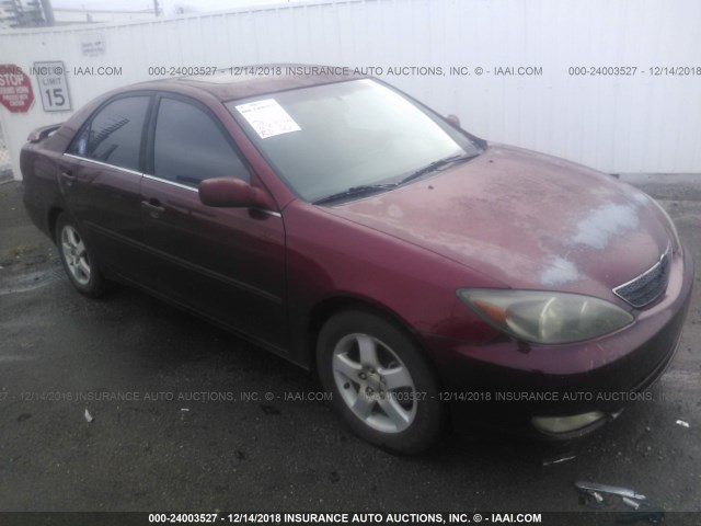 4T1BE32KX3U227781 - 2003 TOYOTA CAMRY LE/XLE/SE RED photo 1
