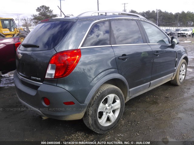 3GNAL2EK1DS598686 - 2013 CHEVROLET CAPTIVA LS GRAY photo 4