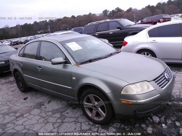 WVWRH63B24P096226 - 2004 VOLKSWAGEN PASSAT GLX 绿色 照片 1