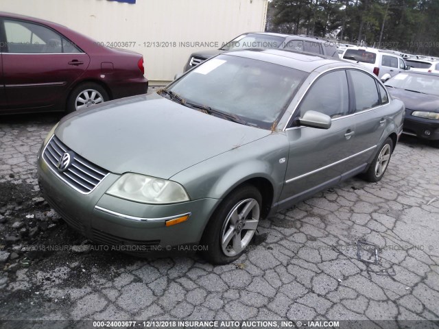 WVWRH63B24P096226 - 2004 VOLKSWAGEN PASSAT GLX 绿色 照片 2