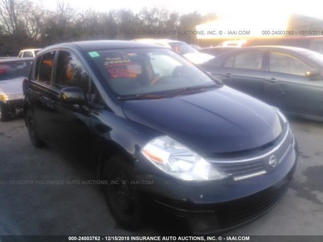 3N1BC13E27L374090 - 2007 NISSAN VERSA S/SL BLACK photo 1