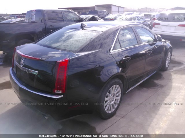 1G6DG5EG8A0125428 - 2010 CADILLAC CTS LUXURY COLLECTION BLACK photo 4