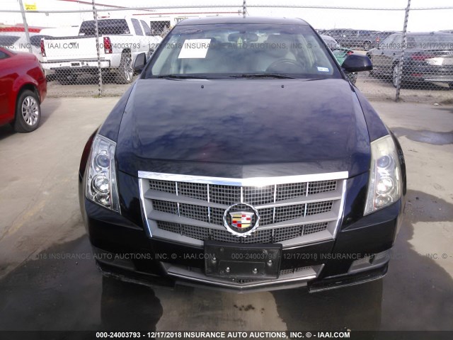 1G6DG5EG8A0125428 - 2010 CADILLAC CTS LUXURY COLLECTION BLACK photo 6