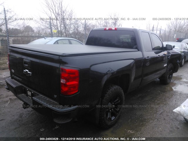 1GCVKRECXGZ309133 - 2016 CHEVROLET SILVERADO K1500 LT BLACK photo 4