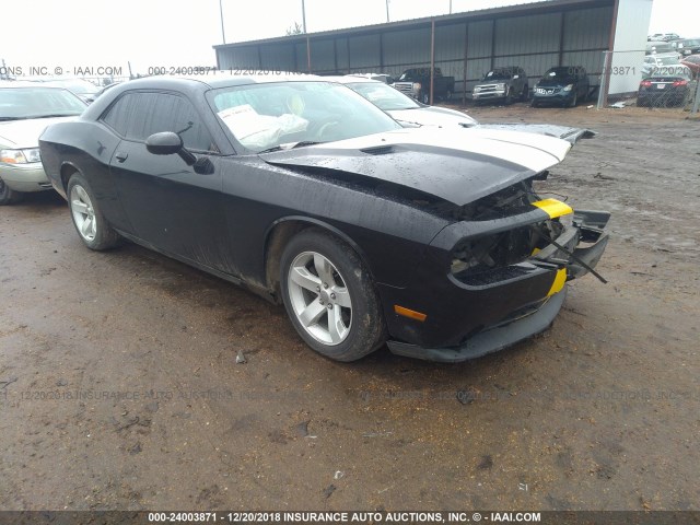 2C3CDYAG3DH719227 - 2013 DODGE CHALLENGER SXT BLACK photo 1