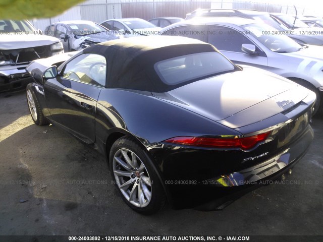 SAJWA6ET9H8K41860 - 2017 JAGUAR F-TYPE BLACK photo 3