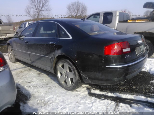 WAUMV44E37N008099 - 2007 AUDI A8 L QUATTRO BLACK photo 3