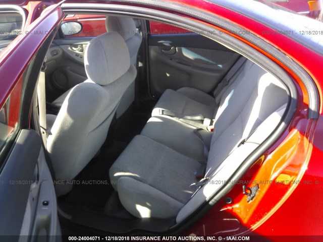 1G3NL52F83C144684 - 2003 OLDSMOBILE ALERO GL RED photo 8