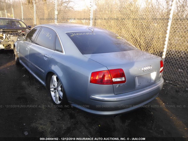 WAUML44E55N013601 - 2005 AUDI A8 L QUATTRO BLUE photo 3