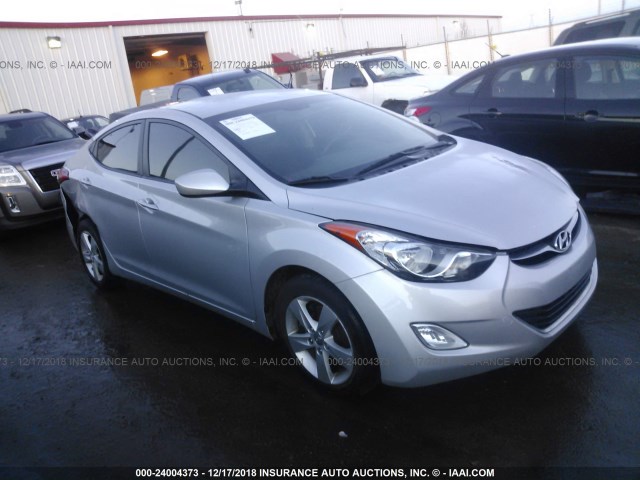 KMHDH4AE5CU460761 - 2012 HYUNDAI ELANTRA GLS/LIMITED SILVER photo 1