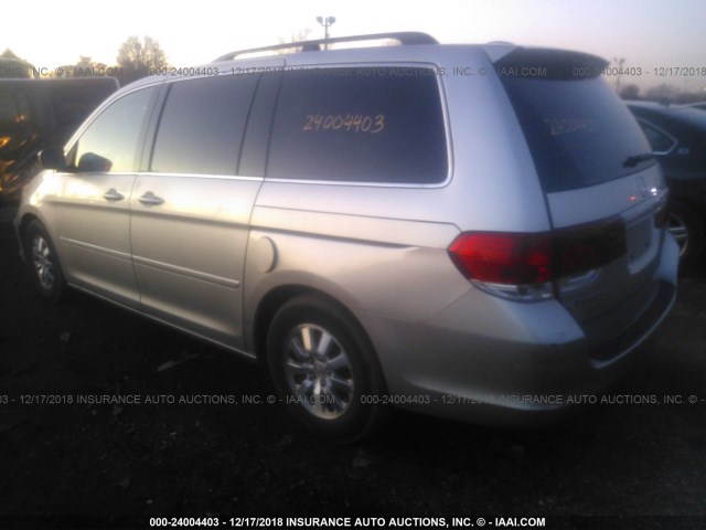 5FNRL38718B016562 - 2008 HONDA ODYSSEY EXL GRAY photo 3