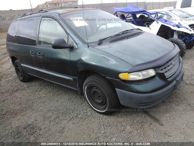 2P4FP2539VR294270 - 1997 PLYMOUTH VOYAGER GREEN photo 1