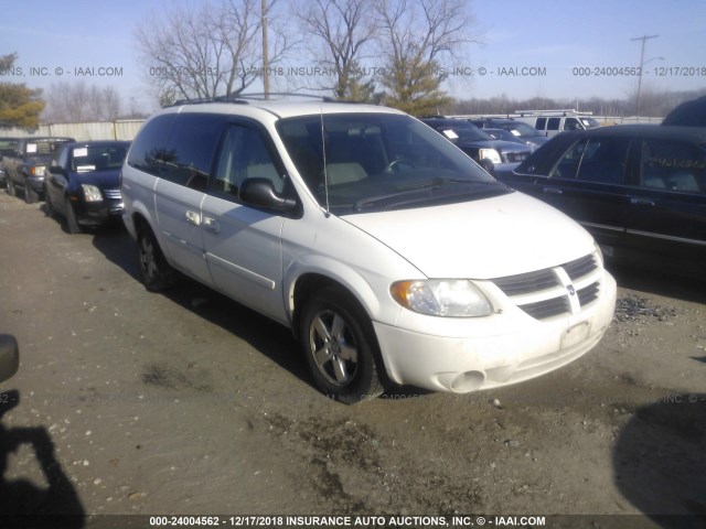 2D4GP44L37R118410 - 2007 DODGE GRAND CARAVAN SXT WHITE photo 1