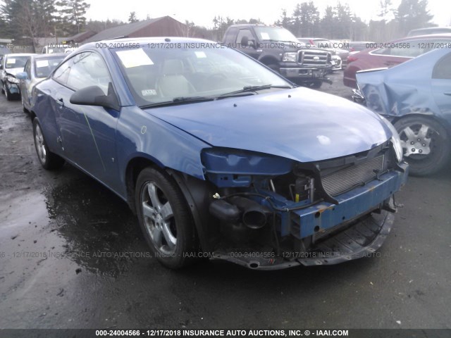 1G2ZH18N074257060 - 2007 PONTIAC G6 GT BLUE photo 1