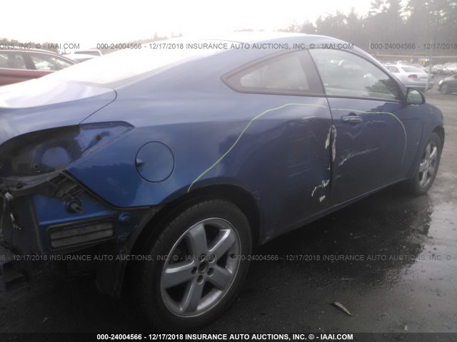 1G2ZH18N074257060 - 2007 PONTIAC G6 GT BLUE photo 6