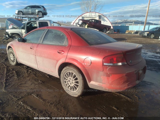 1C3EL56R56N142635 - 2006 CHRYSLER SEBRING TOURING RED photo 3