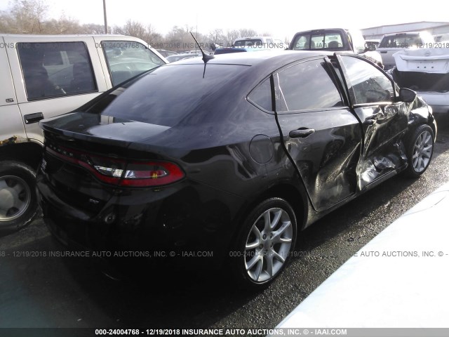 1C3CDFBA7DD312832 - 2013 DODGE DART SXT BLACK photo 4