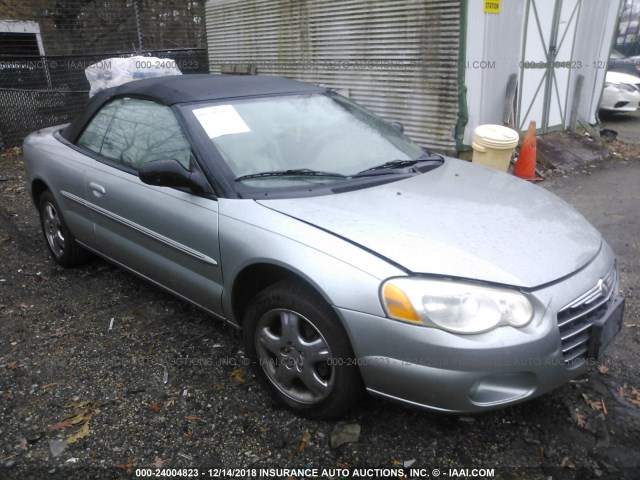 1C3EL65R84N103137 - 2004 CHRYSLER SEBRING LIMITED SILVER photo 1