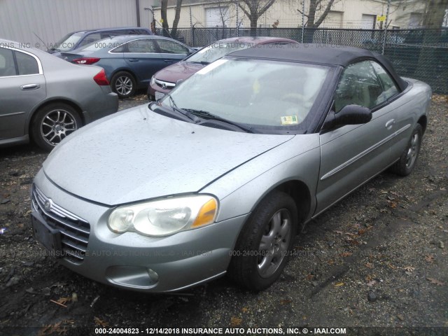 1C3EL65R84N103137 - 2004 CHRYSLER SEBRING LIMITED SILVER photo 2