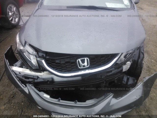 2HGFB2F93DH535140 - 2013 HONDA CIVIC EXL GRAY photo 10