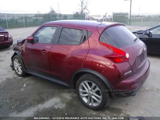 JN8AF5MV4DT209983 - 2013 NISSAN JUKE S/SV/SL RED photo 3