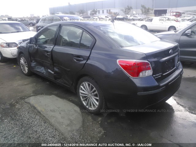 JF1GJAD68CH011338 - 2012 SUBARU IMPREZA PREMIUM GRAY photo 3