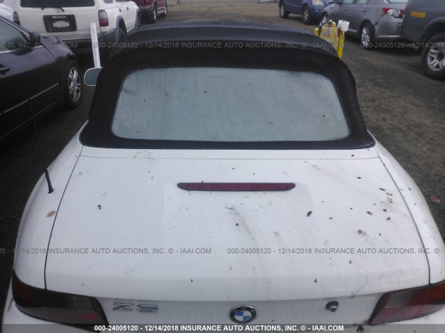 4USCH7327WLD15670 - 1998 BMW Z3 1.9 WHITE photo 8