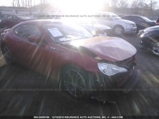 JF1ZNAA16F9703845 - 2015 TOYOTA SCION FR-S RED photo 1
