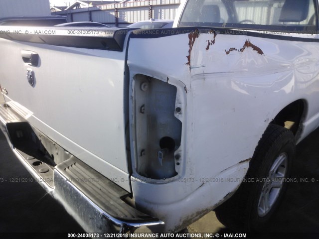 1D7HA16K76J162053 - 2006 DODGE RAM 1500 ST WHITE photo 6