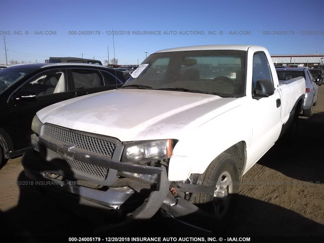 1GCEC14X03Z322941 - 2003 CHEVROLET SILVERADO C1500 WHITE photo 2