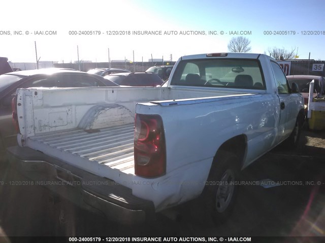 1GCEC14X03Z322941 - 2003 CHEVROLET SILVERADO C1500 WHITE photo 4