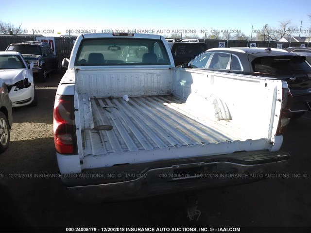 1GCEC14X03Z322941 - 2003 CHEVROLET SILVERADO C1500 WHITE photo 6