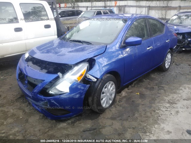 3N1CN7APXFL881548 - 2015 NISSAN VERSA S/S PLUS/SV/SL BLUE photo 2