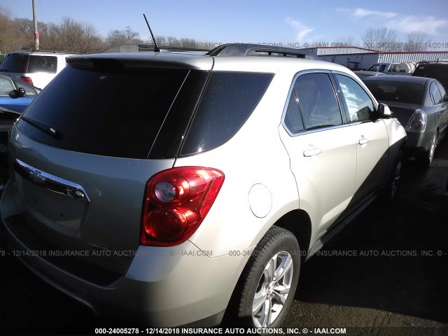 2GNALDEK1D6336953 - 2013 CHEVROLET EQUINOX LT TAN photo 4