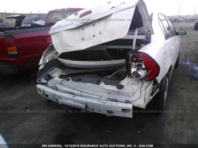 1G1ZS51F16F300565 - 2006 CHEVROLET MALIBU LS 白色 照片 6