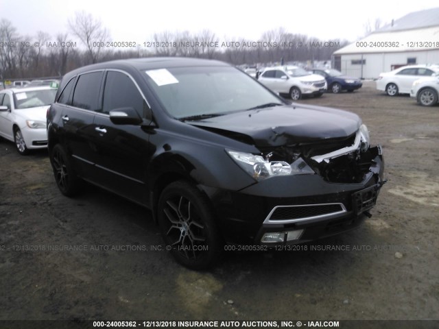 2HNYD2H64AH508443 - 2010 ACURA MDX TECHNOLOGY BLACK photo 1