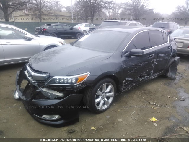 JH4KC1F34EC004466 - 2014 ACURA RLX GRAY photo 2