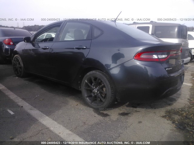 1C3CDFBA7DD233225 - 2013 DODGE DART SXT BLACK photo 3