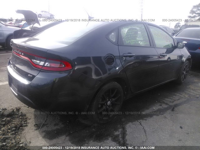 1C3CDFBA7DD233225 - 2013 DODGE DART SXT BLACK photo 4