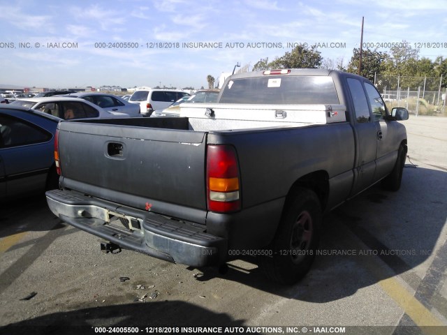 2GCEC19X621103031 - 2002 CHEVROLET SILVERADO C1500 BLACK photo 4