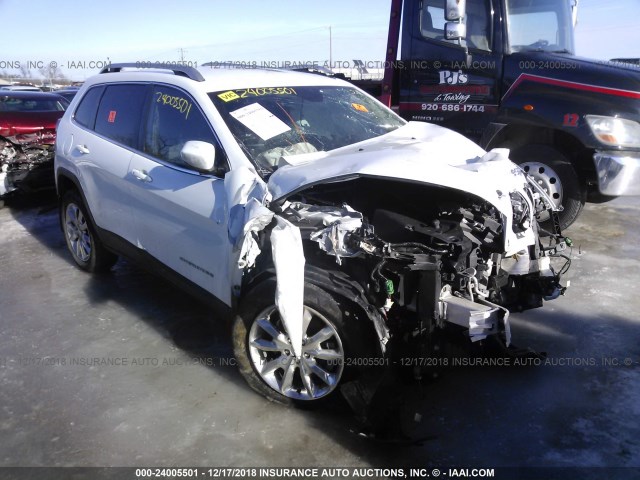 1C4PJMDS8FW692450 - 2015 JEEP CHEROKEE LIMITED WHITE photo 1