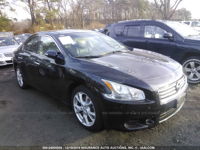 1N4AA5AP0DC844558 - 2013 NISSAN MAXIMA S/SV BLACK photo 1